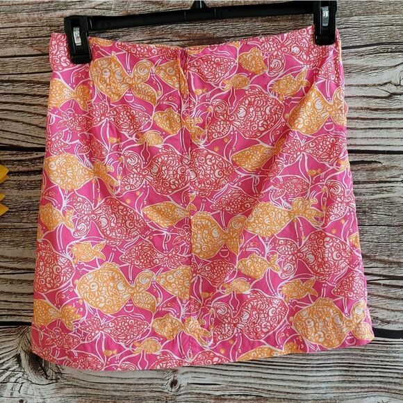 Lilly Pulitzer skirt Women's 2 multicolored Beverly Hills Bu bubbly " Pre-owned - Picture 2 of 6